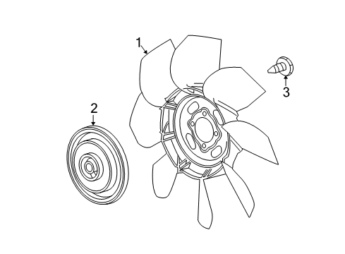 2012 Chevy Colorado Cooling System, Radiator, Water Pump, Cooling Fan Diagram 3 - Thumbnail