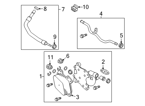 2014 Chevy Camaro Oil Cooler Diagram