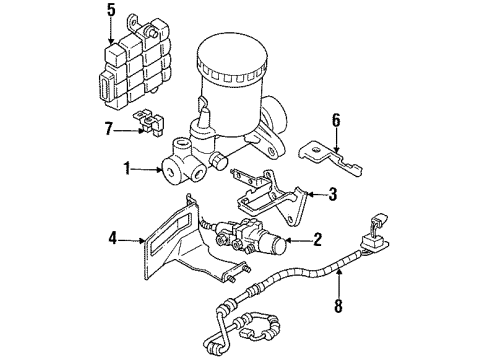 1998 Chevy Tracker Overhaul Kit Diagram for 91172910