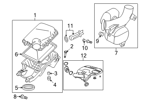 2009 Saturn Aura Filters Diagram 2 - Thumbnail