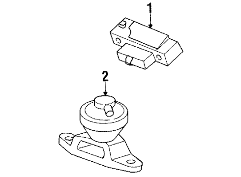 1990 GMC K1500 EGR Valve Diagram for 19210662
