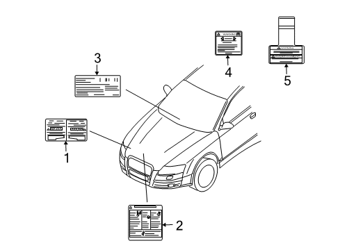 2010 Chevy Aveo5 Information Labels Diagram
