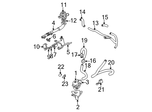 2003 Chevy Venture Emission Components Diagram
