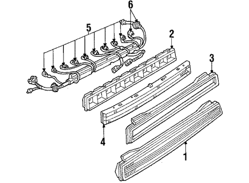 1990 Buick Skylark Tail Lamps Diagram