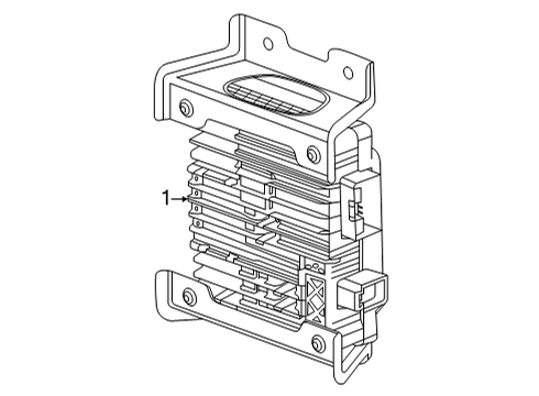 2023 GMC Sierra 2500 HD Electrical Components Diagram