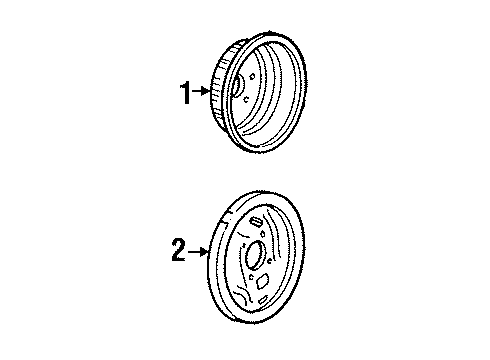 1987 Buick LeSabre Rear Brakes Diagram