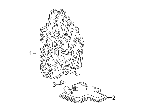 2018 Chevy Traverse Transaxle Parts Diagram