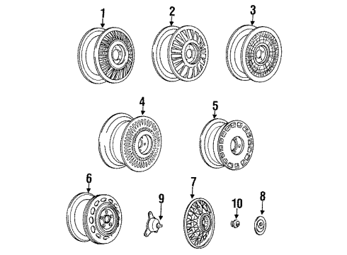 1990 Cadillac Seville Wheels Diagram