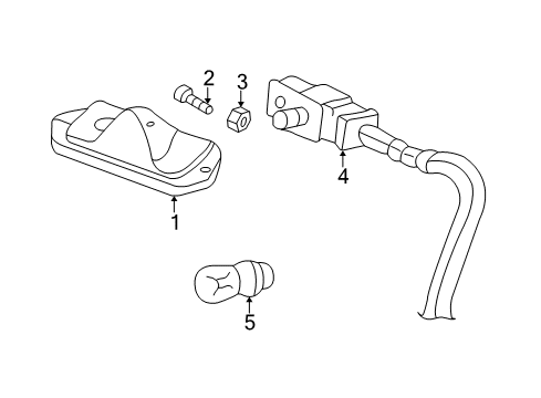 2004 Chevy Trailblazer License Lamps Diagram