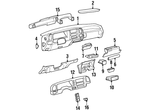 1993 GMC Yukon Switches Diagram