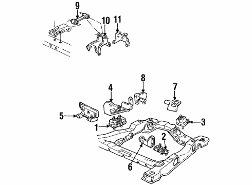 1994 Oldsmobile Silhouette Engine Mounting Diagram