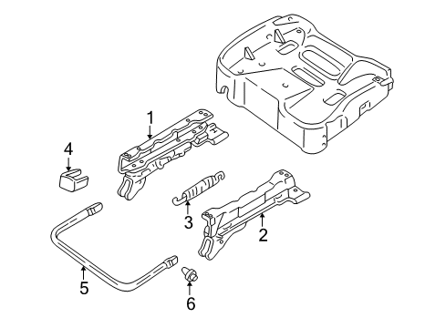 2001 Oldsmobile Alero Front Cover Diagram for 22622477