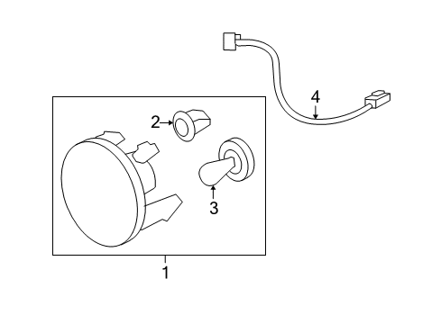 2012 Chevy Avalanche Front Lamps - Fog Lamps Diagram