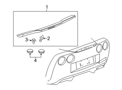 2010 Chevy Corvette Spoiler Diagram 2 - Thumbnail