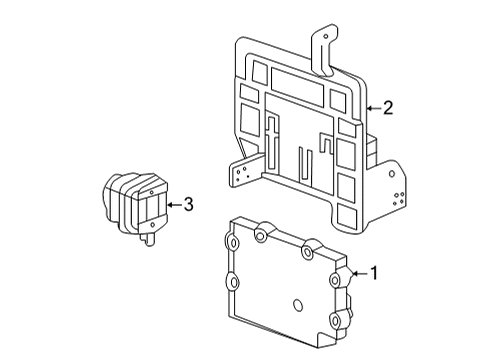 2020 Cadillac XT5 Electrical Components Diagram 1 - Thumbnail