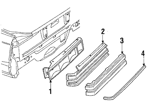 1988 Buick Century Combination Lamps Diagram