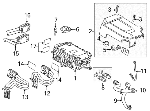 2015 Cadillac ELR Control Module Diagram for 24279726