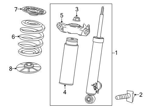 2017 Buick Regal Shocks & Components - Rear Diagram