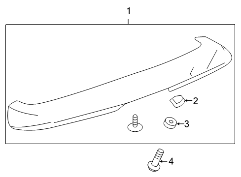 2011 GMC Terrain Rear Spoiler Diagram