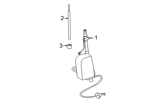 1999 Chevy Express 2500 Antenna & Radio Diagram 2 - Thumbnail