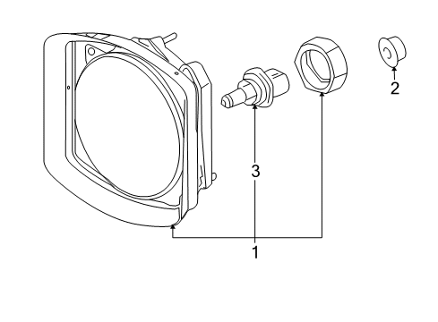 2006 Hummer H2 Bulbs Diagram
