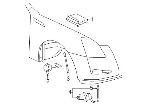 2013 Cadillac CTS Electrical Components Diagram 6 - Thumbnail
