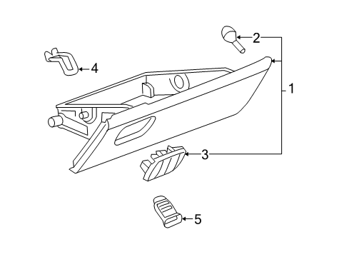 2005 Chevy Equinox Glove Box Diagram