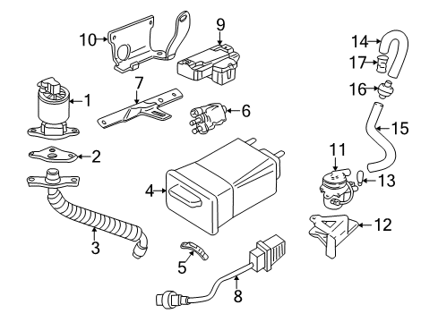2004 Pontiac Montana EGR System Diagram