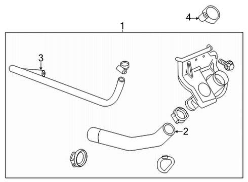2022 Chevy Silverado 2500 HD Fuel System Components Diagram 1 - Thumbnail
