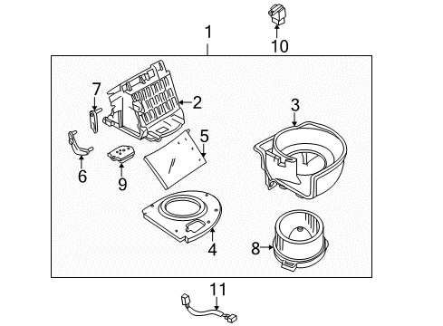 2002 Chevy Tracker Resistor Diagram for 91176036