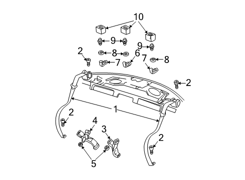 2005 Chevy Monte Carlo Seat Belt Diagram