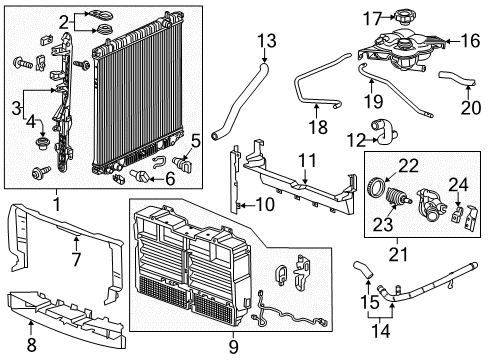 2022 GMC Canyon ECM Diagram for 12721353