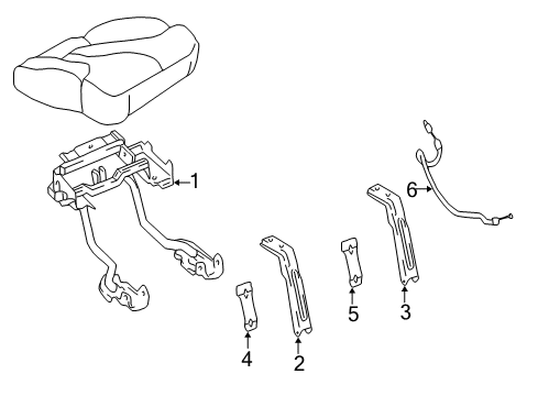2002 Chevy Silverado 1500 Tracks & Components Diagram 2 - Thumbnail
