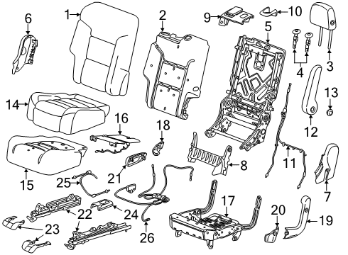 2020 GMC Acadia Heated Seats Diagram 7 - Thumbnail