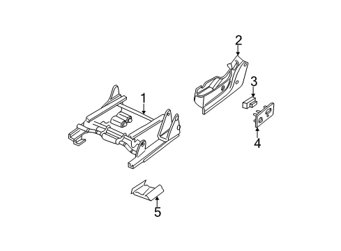 2003 Cadillac Escalade EXT Power Seats Diagram 3 - Thumbnail