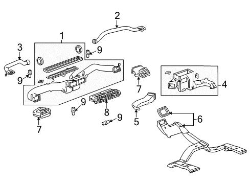 2008 GMC Yukon XL 1500 Automatic Temperature Controls Diagram 2 - Thumbnail
