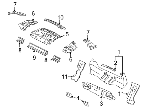 2005 Chevy Monte Carlo Rear Body Diagram