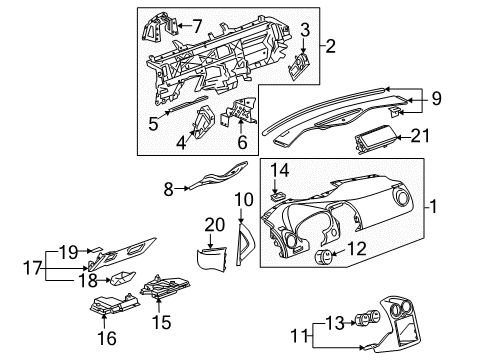 2006 Pontiac G6 Instrument Panel Diagram