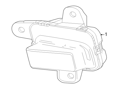 2023 GMC Sierra 1500 Fog Lamps Diagram