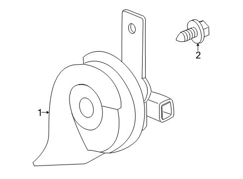 2007 Saturn Outlook Horn Diagram