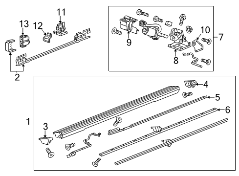 2017 GMC Yukon Control Module Diagram for 84158469