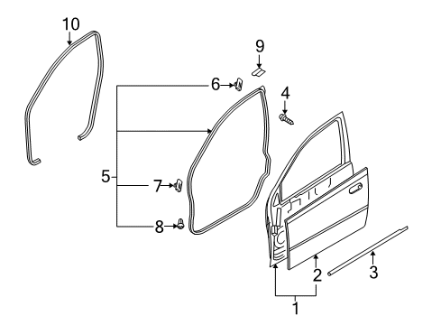 2011 Chevy Aveo Lock Diagram for 96946966