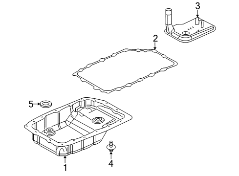 2008 Cadillac SRX Filter Diagram for 24236931