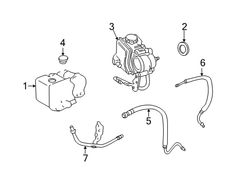 2000 Chevy Cavalier Seal Kit Diagram for 26038091
