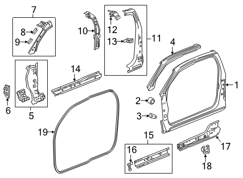 2022 GMC Canyon Uniside Diagram