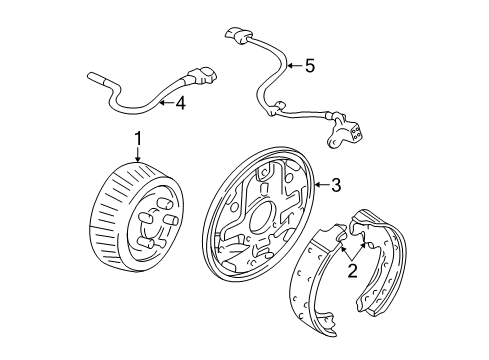 1999 GMC Safari Anti-Lock Brakes Diagram