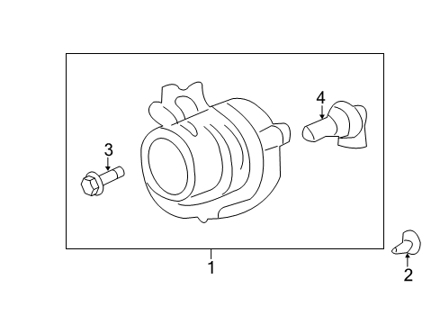 2008 Cadillac CTS Fog Lamps Diagram