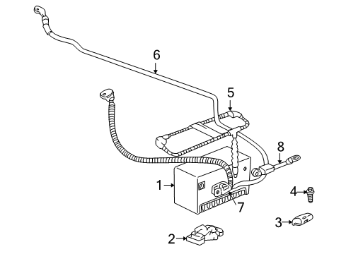 2003 Cadillac Seville Battery Diagram
