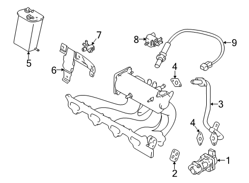 2001 Chevy Tracker Solenoid Valve Diagram for 30016365