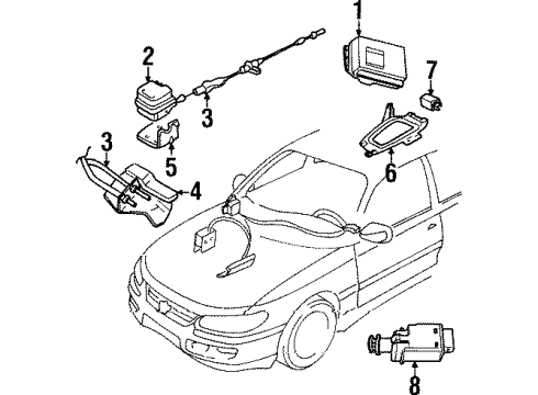 1998 Cadillac Catera Fuel Supply Diagram